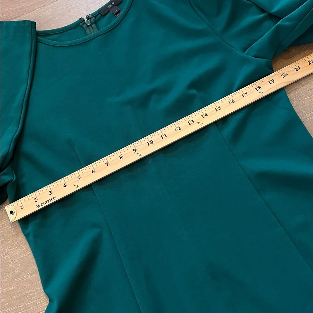 J Crew Green Shift Dress size XL